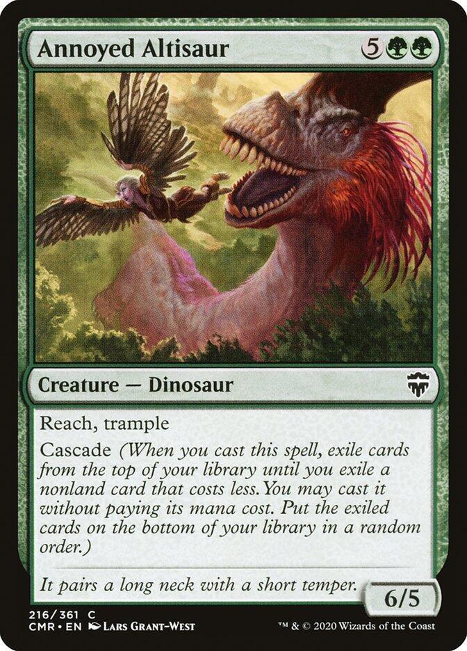 Annoyed Altisaur 216 (Commander Legends)  - Foil | Good Games Adelaide SA