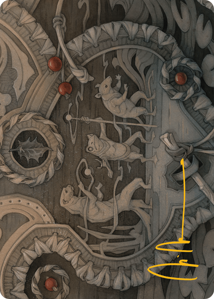 Season of Weaving Art Card (Gold-Stamped Signature) [Bloomburrow Art Series] | Good Games Adelaide SA