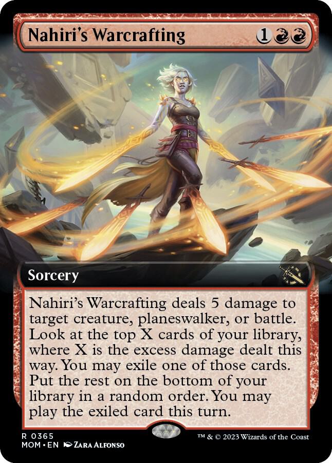 Nahiris Warcrafting 365 (March of the Machine)  - Extended Art Foil | Good Games Adelaide SA