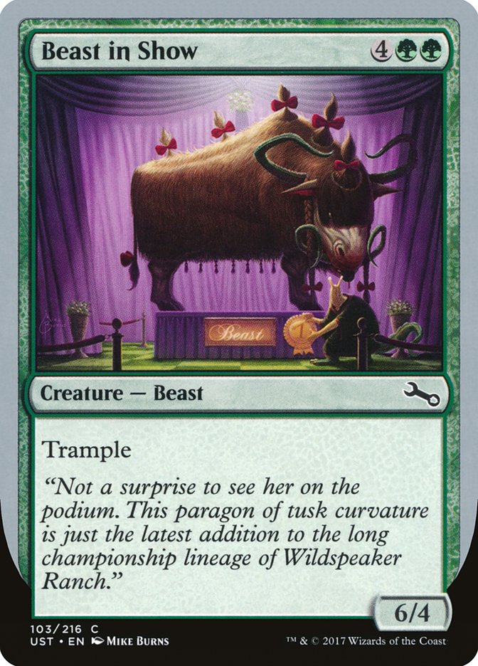 Beast in Show ("Not a surprise...") [Unstable] | Good Games Adelaide SA