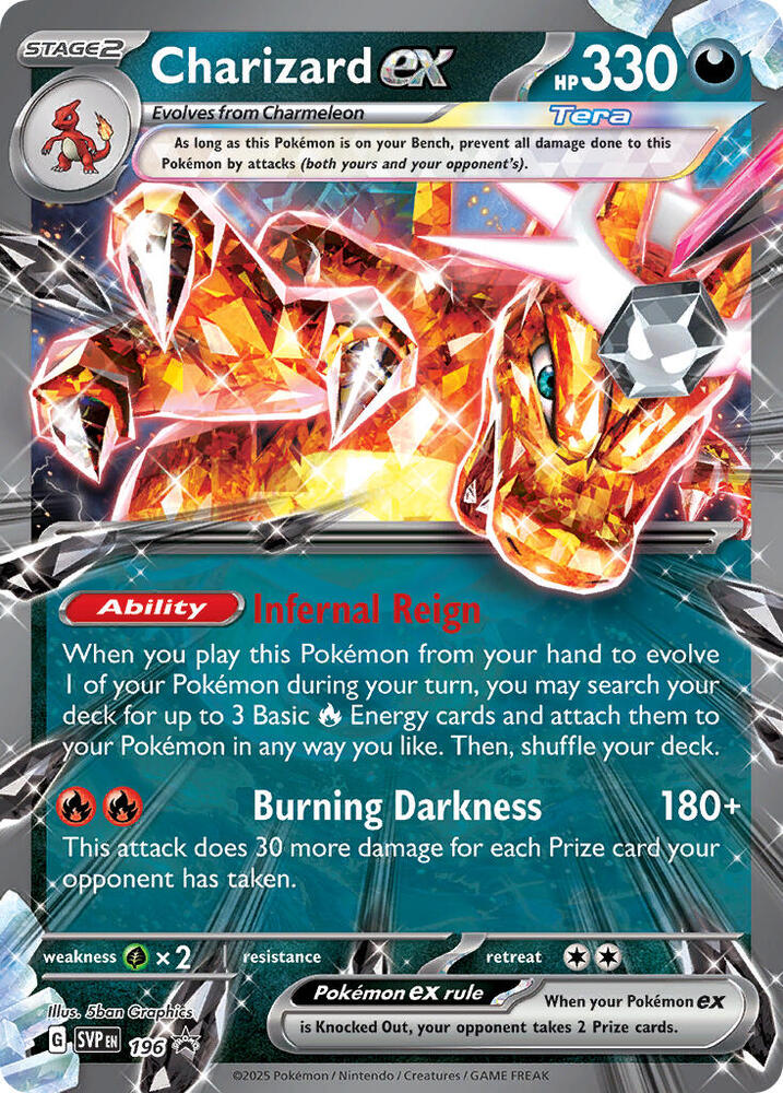 Charizard ex 196 (SV: Scarlet & Violet Promo Cards)  - Holofoil | Good Games Adelaide SA
