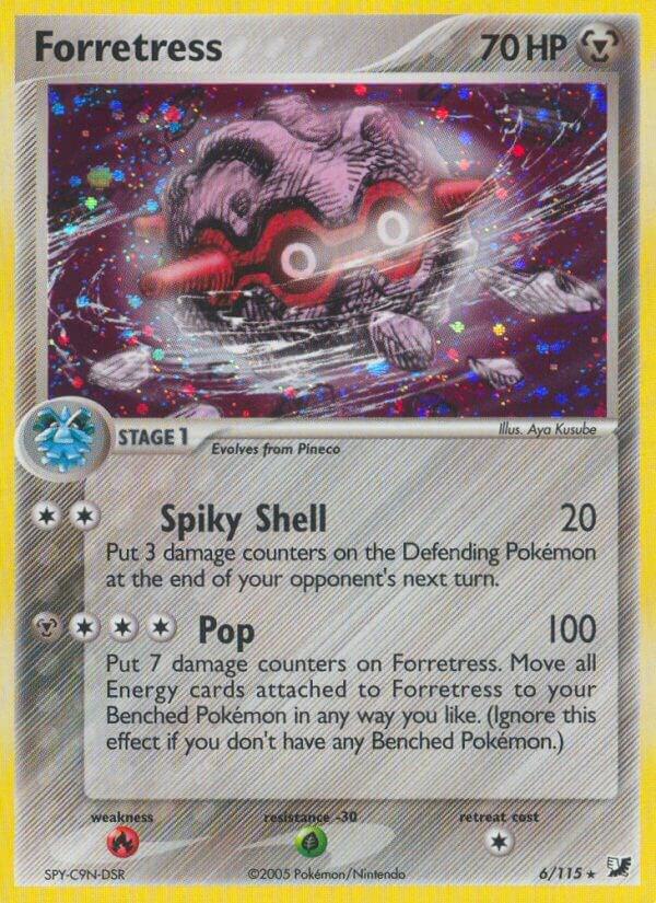 Forretress 6/115 (Unseen Forces)  - Holofoil | Good Games Adelaide SA