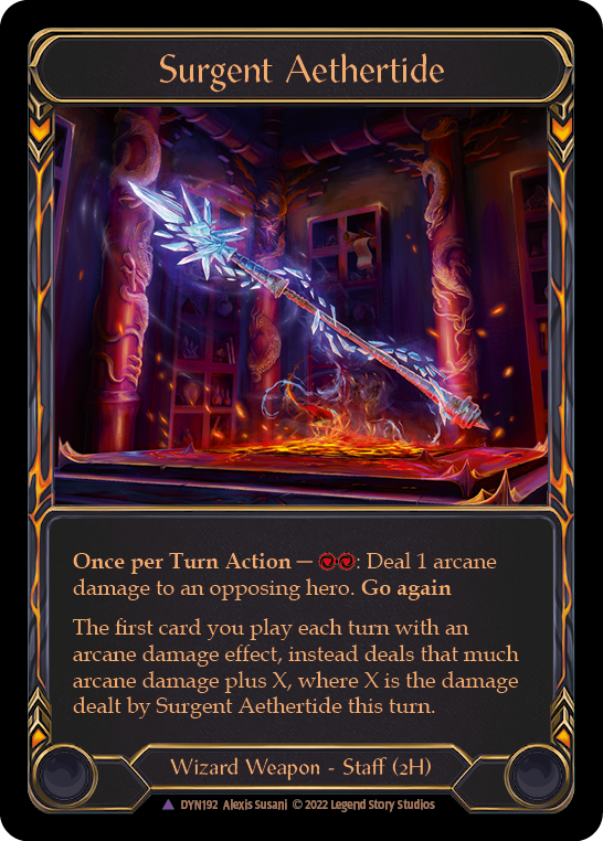 Surgent Aethertide (Marvel) [DYN192] (Dynasty)  Cold Foil | Good Games Adelaide SA