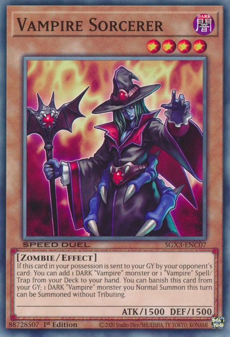 Vampire Sorcerer [SGX3-ENC07] Common | Good Games Adelaide SA