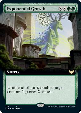 Exponential Growth Extended Art 318 (Strixhaven: School of Mages)  - Foil | Good Games Adelaide SA