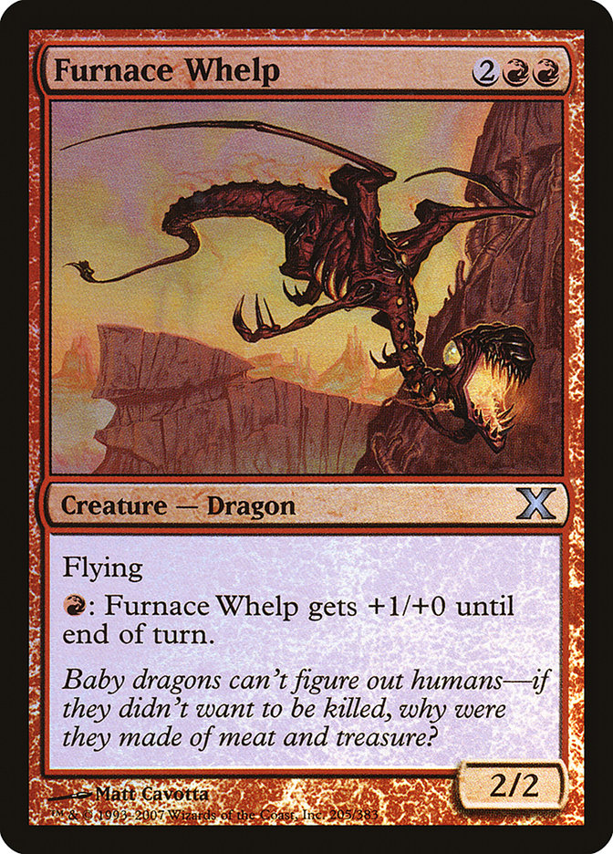 Furnace Whelp (Premium Foil) [Tenth Edition] | Good Games Adelaide SA
