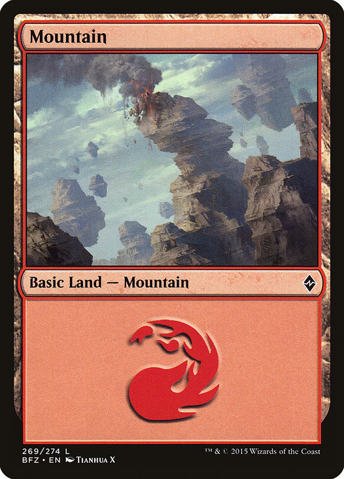 Mountain (269) [Battle for Zendikar] | Good Games Adelaide SA