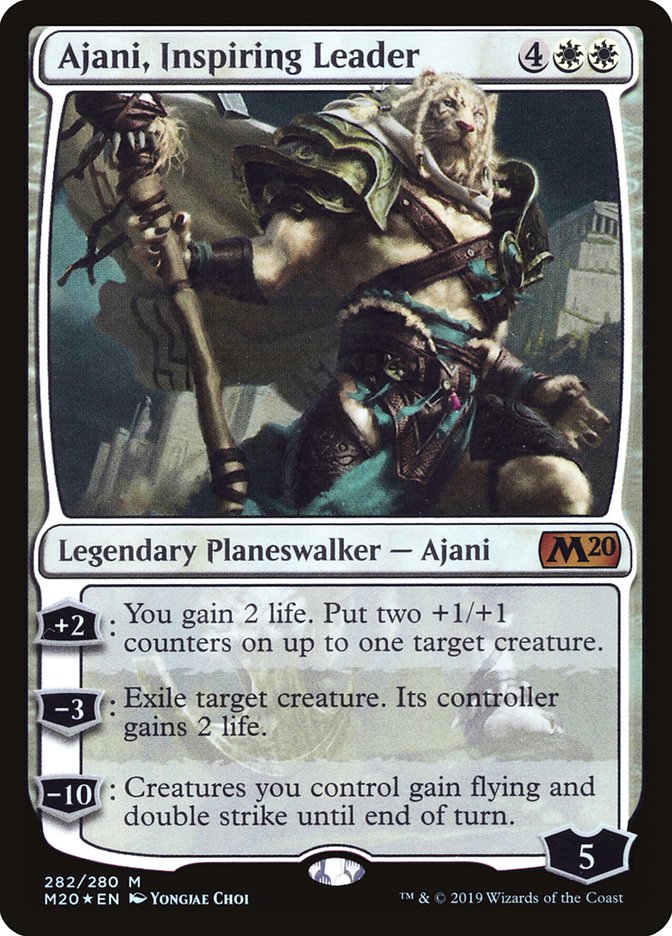 Ajani, Inspiring Leader 282 (Core Set 2020)  - Foil | Good Games Adelaide SA