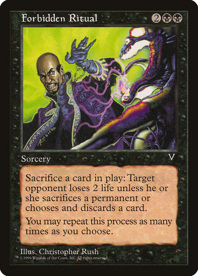 Forbidden Ritual  (Visions)  | Good Games Adelaide SA
