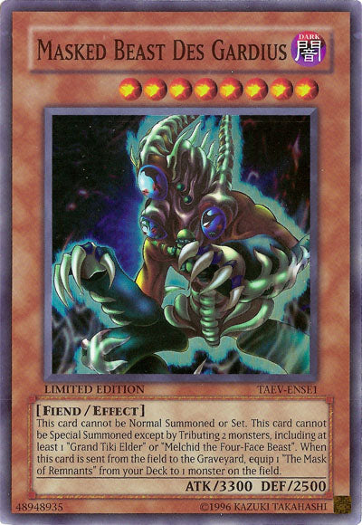 Masked Beast Des Gardius [TAEV-ENSE1] Super Rare | Good Games Adelaide SA
