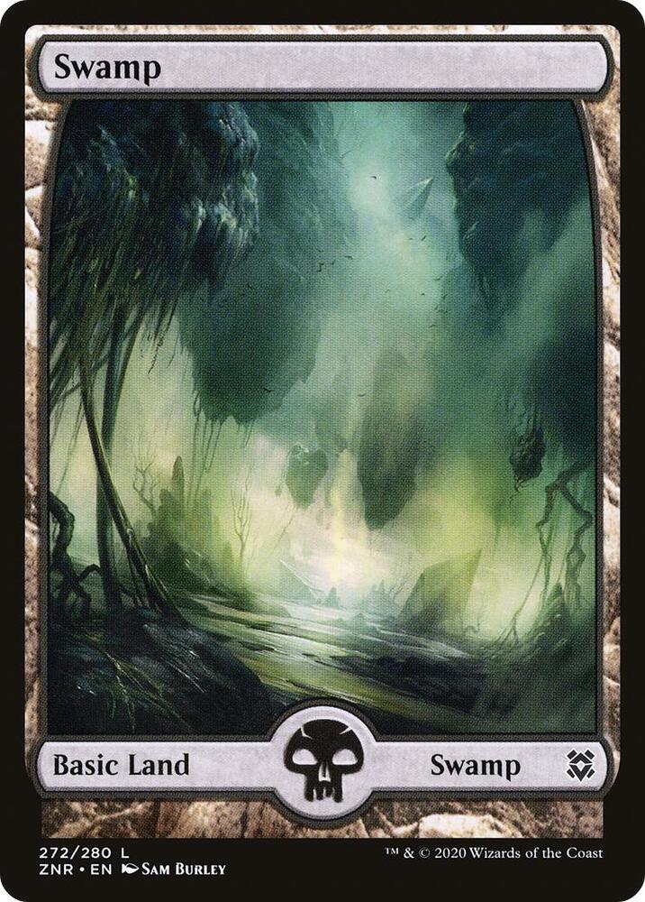 Swamp 272 (Zendikar Rising)  - Foil | Good Games Adelaide SA