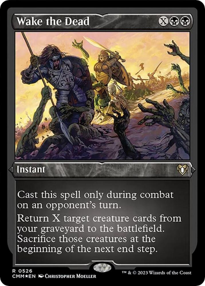 Wake the Dead 526 (Commander Masters)  - Etched Foil | Good Games Adelaide SA