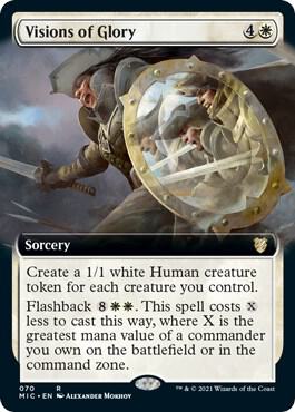 Visions of Glory Extended Art 70 (Commander: Innistrad: Midnight Hunt)  | Good Games Adelaide SA