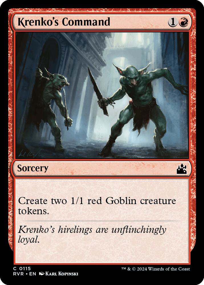 Krenko's Command 115 (Ravnica Remastered)  | Good Games Adelaide SA