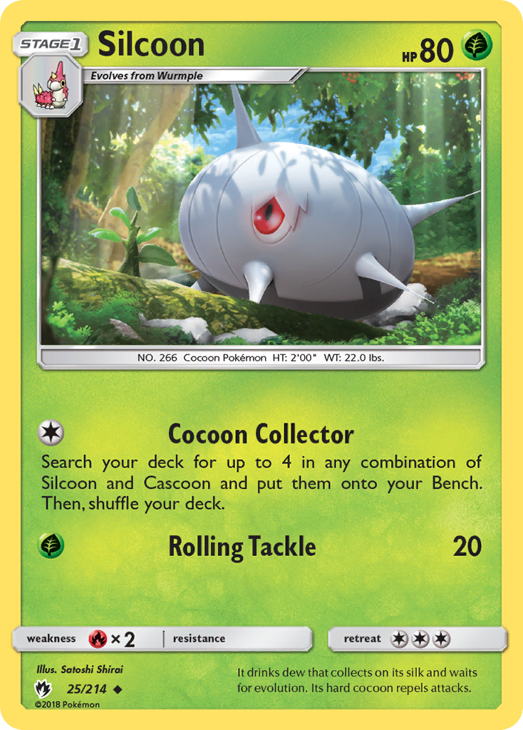 Silcoon (25/214) [Sun & Moon: Lost Thunder] | Good Games Adelaide SA