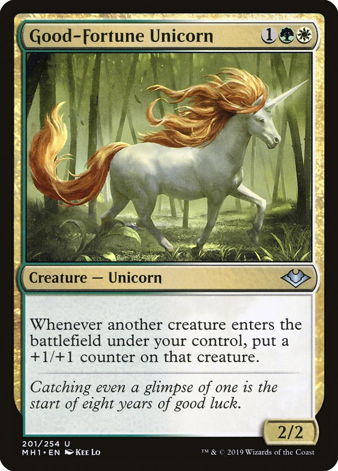 Good-Fortune Unicorn [Modern Horizons] | Good Games Adelaide SA