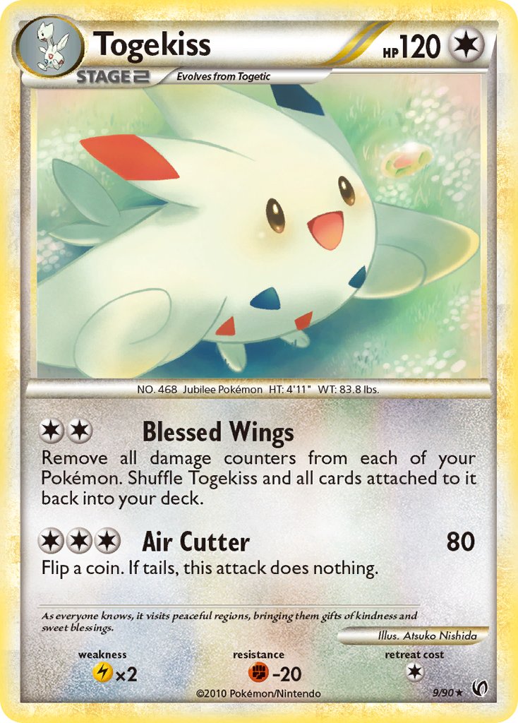 Togekiss (9/90) (Theme Deck Exclusive) [HeartGold & SoulSilver: Undaunted] | Good Games Adelaide SA