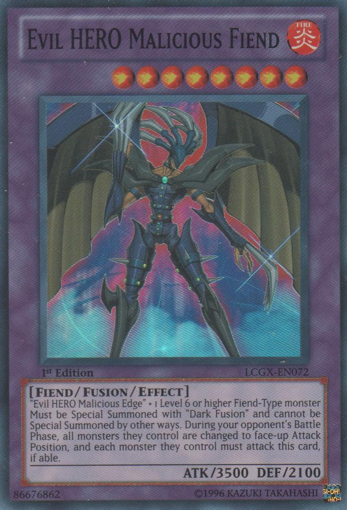 Evil HERO Malicious Fiend [LCGX-EN072] Super Rare | Good Games Adelaide SA