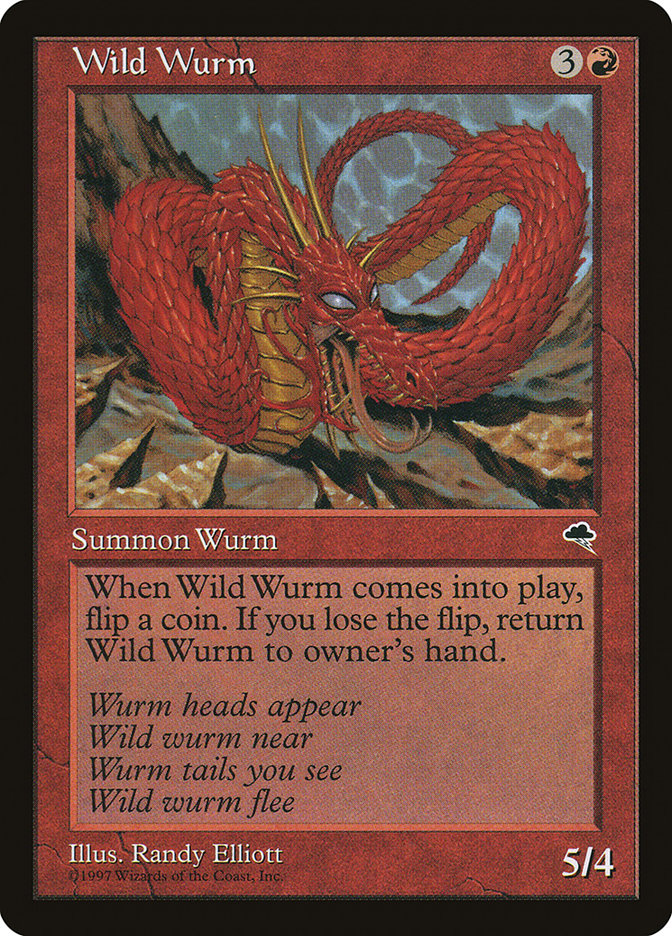 Wild Wurm 212/350 (Tempest)  | Good Games Adelaide SA