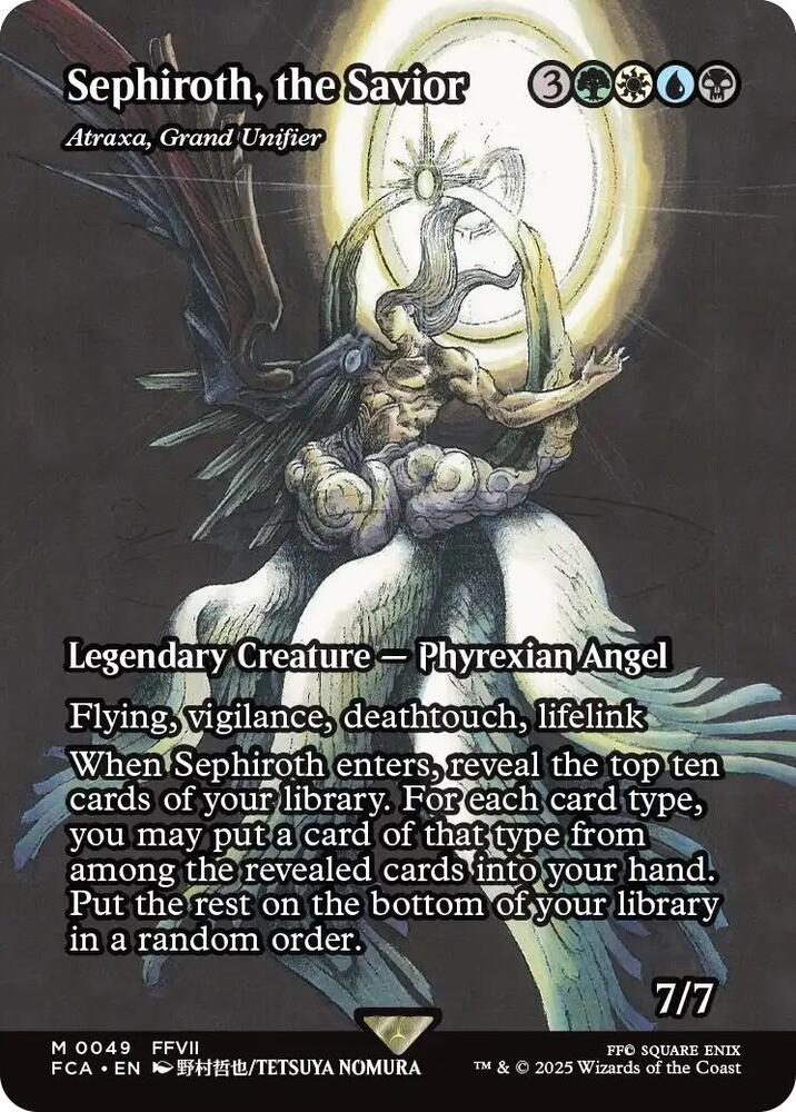 Sephiroth the Savior Atraxa Grand Unifier  49 (FINAL FANTASY: Through the Ages)  | Good Games Adelaide SA