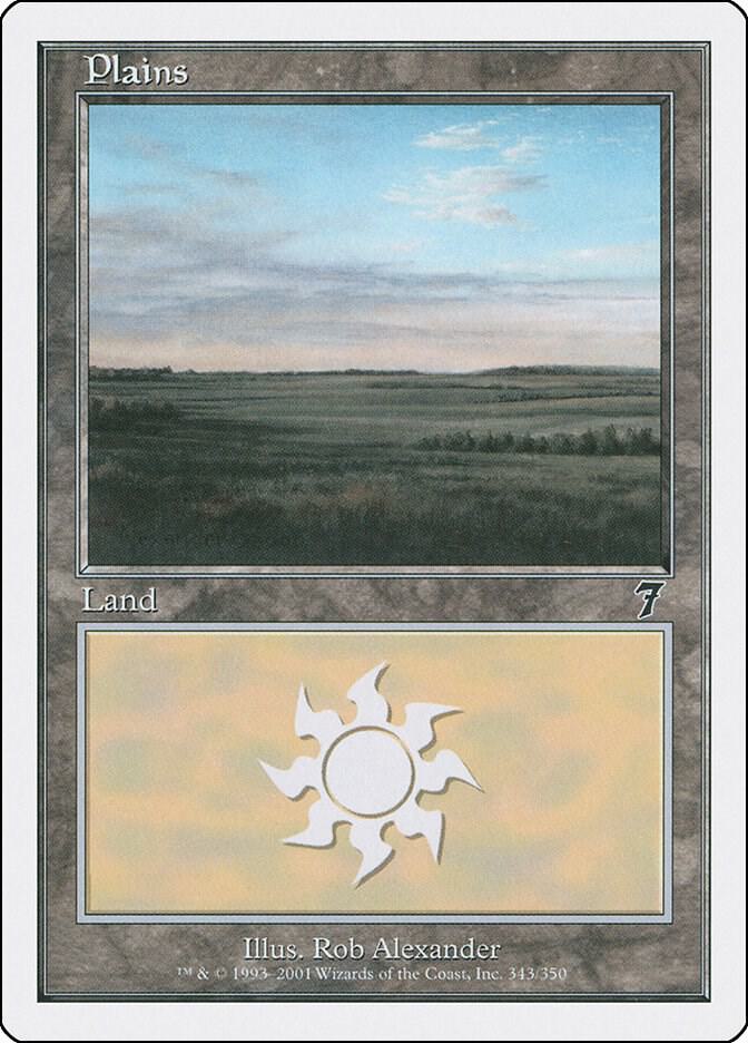 Plains 343 343 (7th Edition)  - Foil | Good Games Adelaide SA