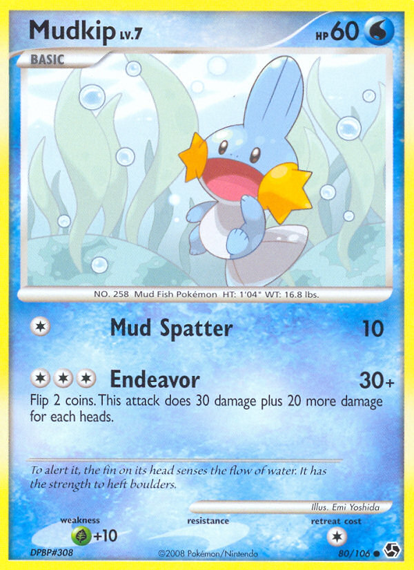 Mudkip (80/106) [Diamond & Pearl: Great Encounters] | Good Games Adelaide SA