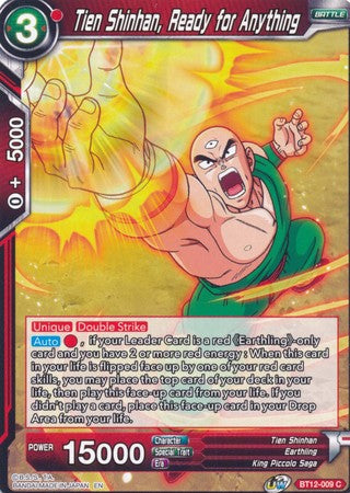 Tien Shinhan, Ready for Anything [BT12-009] | Good Games Adelaide SA