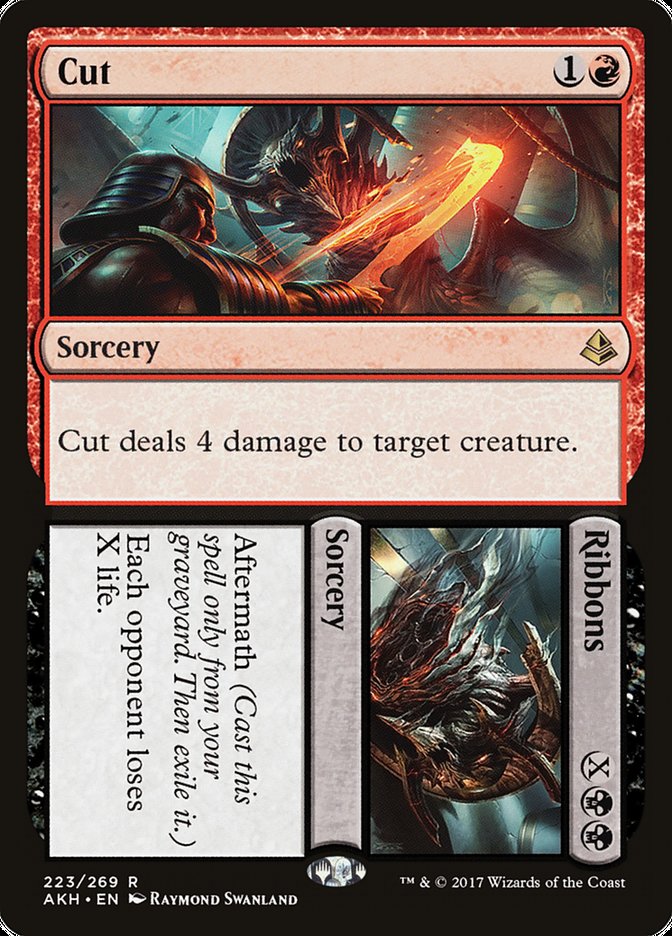 Cut // Ribbons 223 (Amonkhet)  - Foil | Good Games Adelaide SA