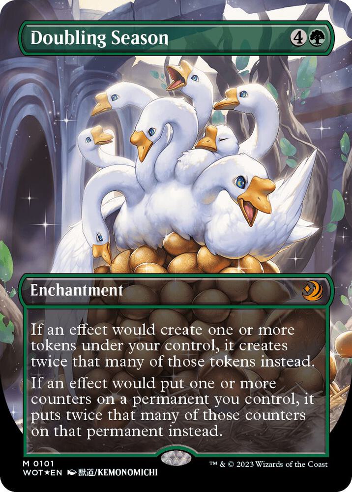 Doubling Season 101 (Wilds of Eldraine: Enchanting Tales)  - Foil | Good Games Adelaide SA
