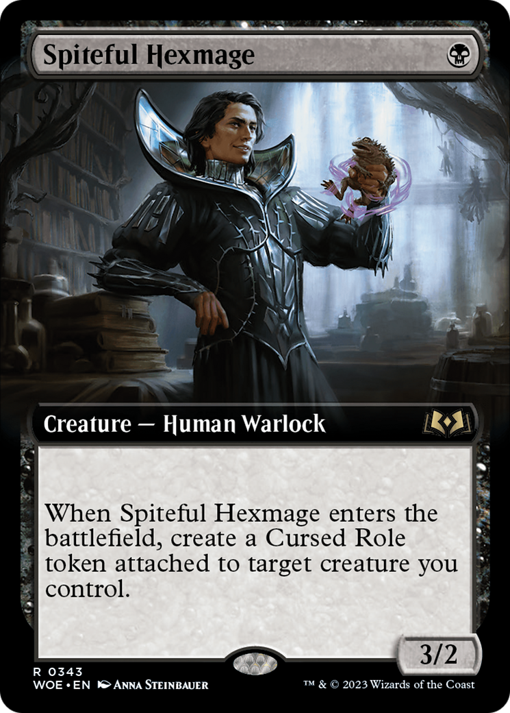 Spiteful Hexmage (Extended Art) [Wilds of Eldraine] | Good Games Adelaide SA