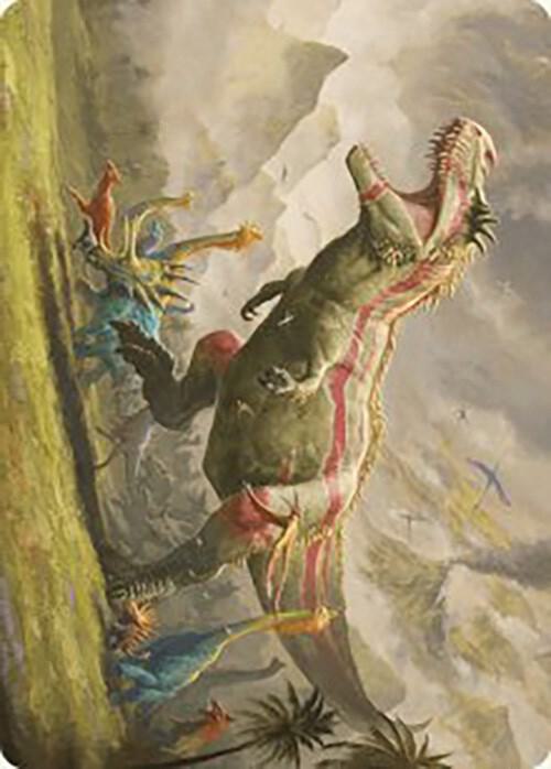 Ghalta Stampede Tyrant Art Card 24 (Art Series: The Lost Caverns of Ixalan)  | Good Games Adelaide SA