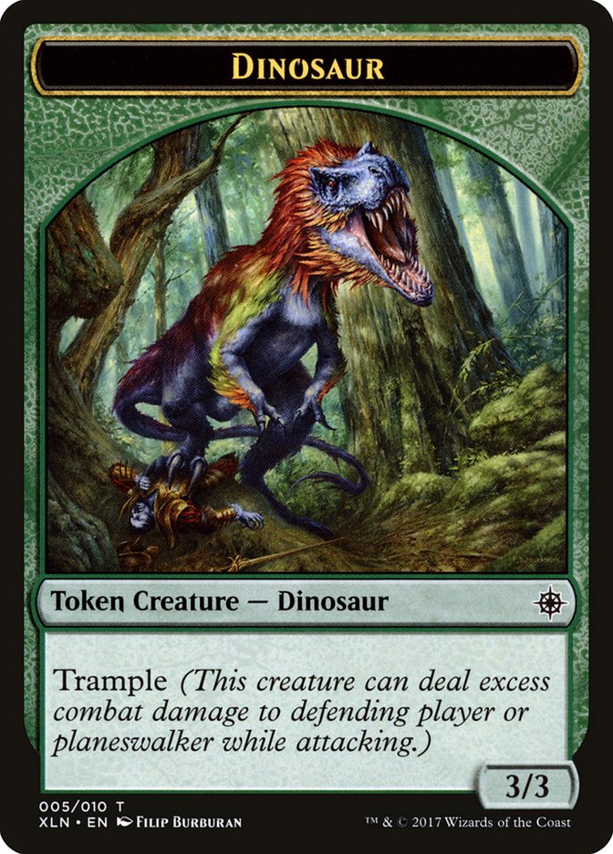 Dinosaur (005) Token [Ixalan Tokens] | Good Games Adelaide SA