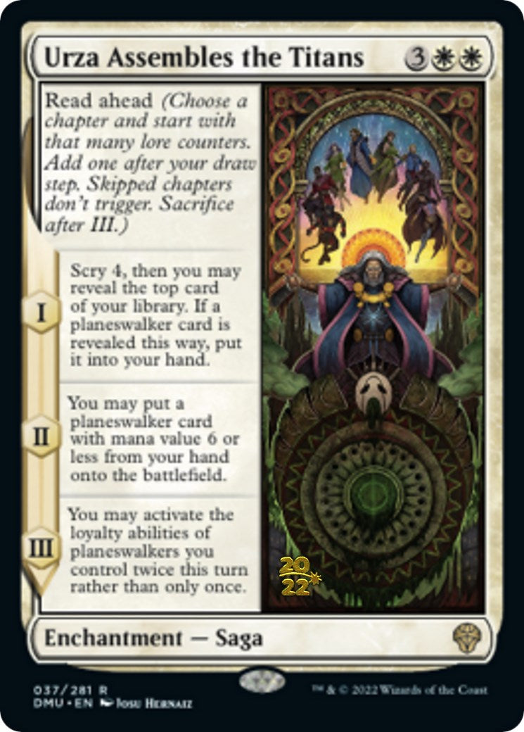 Urza Assembles the Titans [Dominaria United Prerelease Promos] | Good Games Adelaide SA