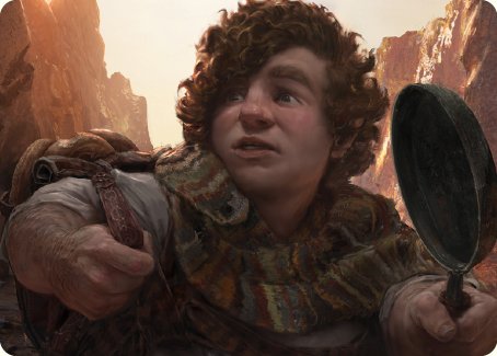 Sam, Loyal Attendant Art Card [The Lord of the Rings: Tales of Middle-earth Art Series] | Good Games Adelaide SA
