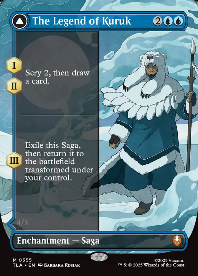 The Legend of Kuruk Borderless 355 (Avatar: The Last Airbender)  - Borderless | Good Games Adelaide SA