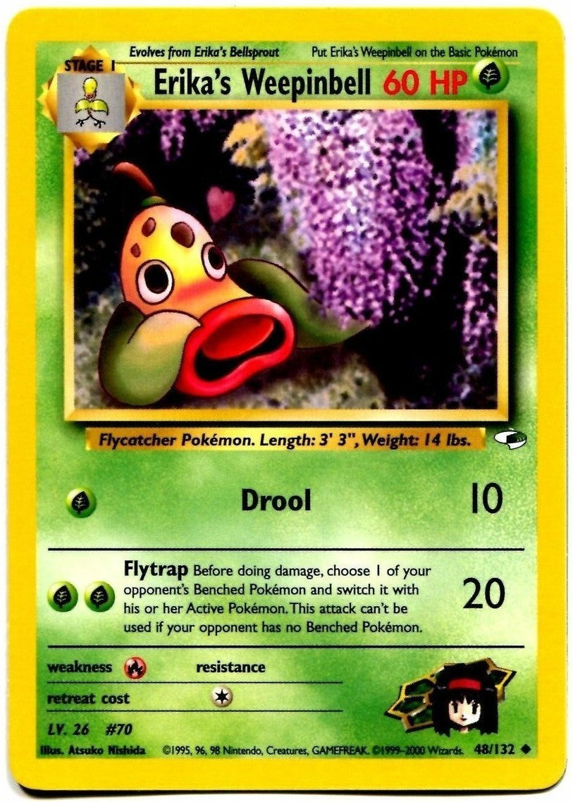 Erika's Weepinbell (48/132) [Gym Heroes Unlimited] | Good Games Adelaide SA