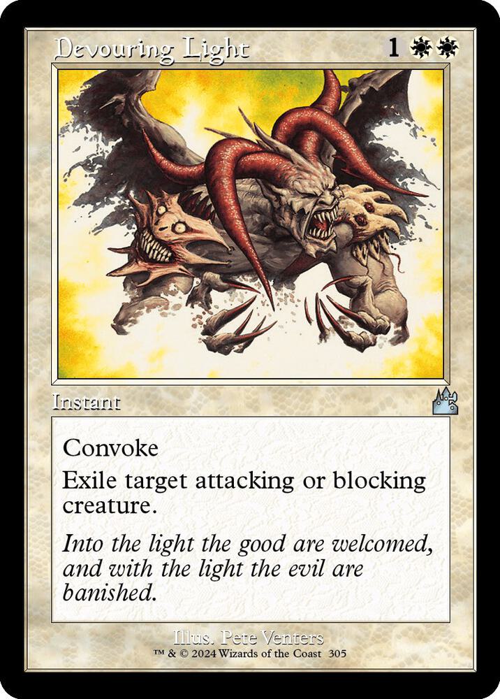 Devouring Light 305 (Ravnica Remastered)  - Foil | Good Games Adelaide SA