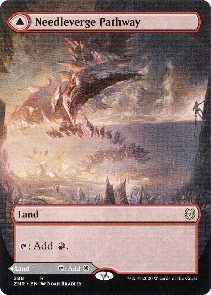 Needleverge Pathway // Pillarverge Pathway 288 (Zendikar Rising)  - Foil | Good Games Adelaide SA