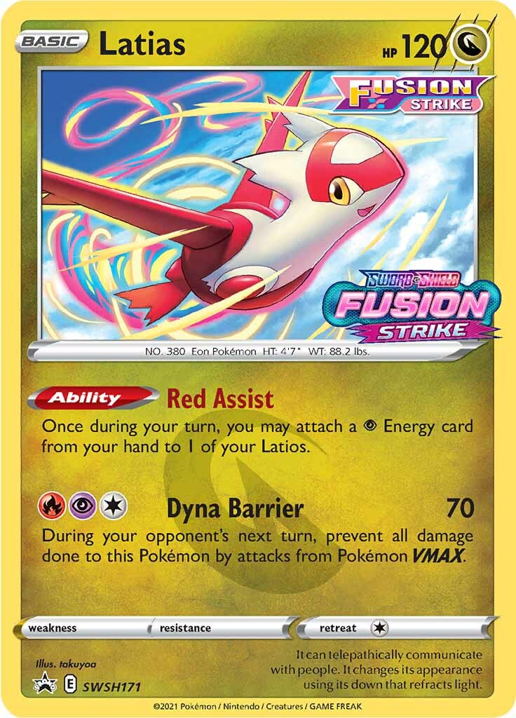 Latias (SWSH171) (Prerelease Promo) [Sword & Shield: Black Star Promos] | Good Games Adelaide SA