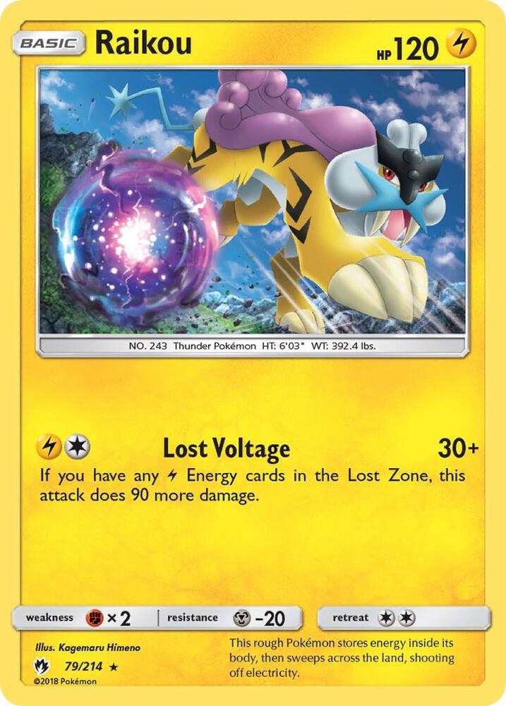 Raikou 79/214 (SM - Lost Thunder)  | Good Games Adelaide SA