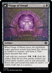 Visage of Dread // Dread Osseosaur [The Lost Caverns of Ixalan] | Good Games Adelaide SA