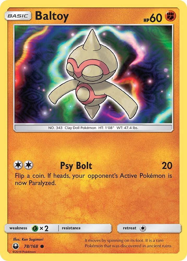 Baltoy 78/168 (SM - Celestial Storm)  | Good Games Adelaide SA