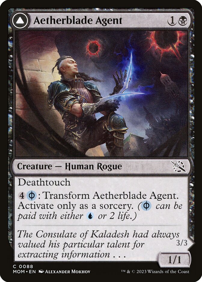 Aetherblade Agent // Gitaxian Mindstinger 88 (March of the Machine)  - Foil | Good Games Adelaide SA