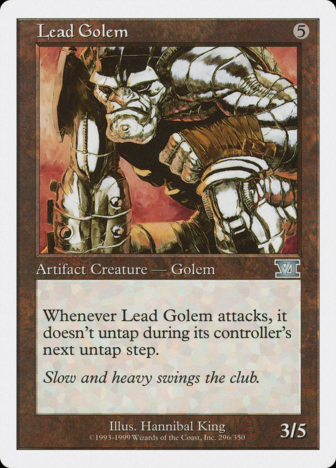 Lead Golem [Classic Sixth Edition] | Good Games Adelaide SA