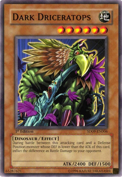 Dark Driceratops [SD09-EN006] Common | Good Games Adelaide SA