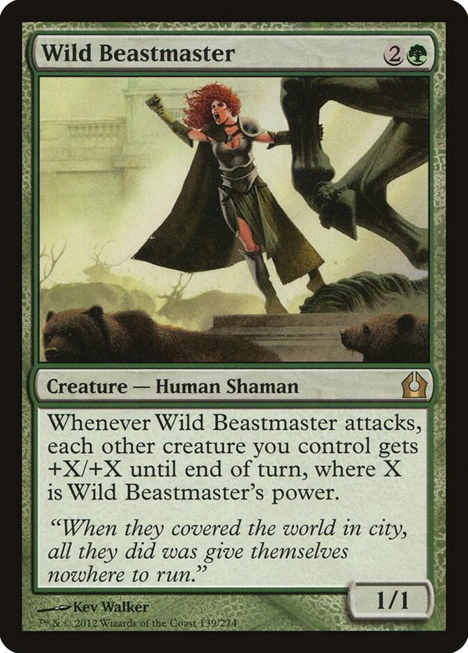 Wild Beastmaster 139 (Return to Ravnica)  - Foil | Good Games Adelaide SA