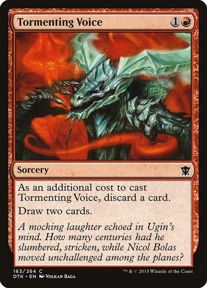 Tormenting Voice 163 (Dragons of Tarkir)  - Foil | Good Games Adelaide SA