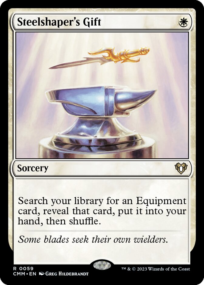 Steelshaper's Gift 59 (Commander Masters)  - Foil | Good Games Adelaide SA