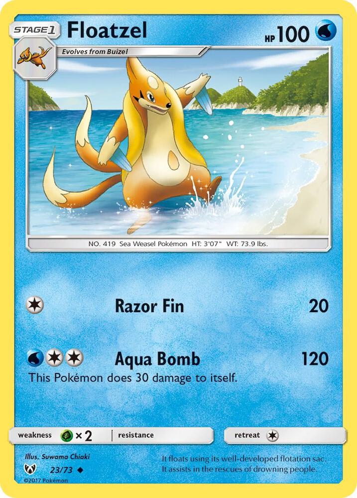 Floatzel 23/73 (Shining Legends)  | Good Games Adelaide SA