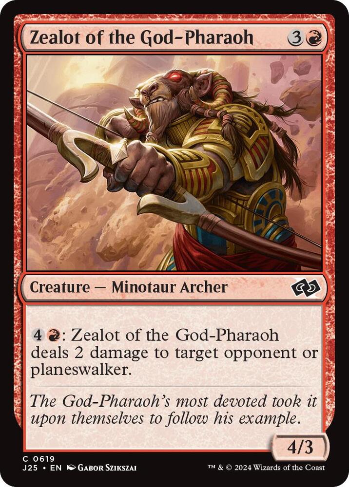 Zealot of the God-Pharaoh 619 (Foundations Jumpstart)  | Good Games Adelaide SA